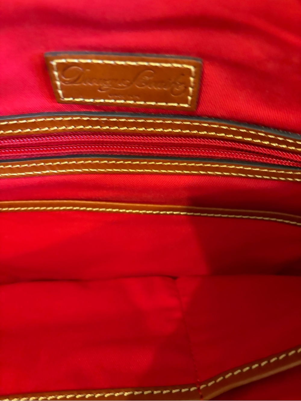 Dooney & Bourke Navy Nylon Satchel - Picture 3 of 8